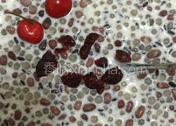 红豆牛奶西米露