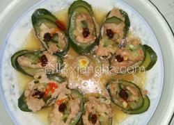 青瓜蒸肉片