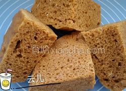 玉米面红糖发糕。