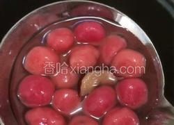 红心火龙果汤圆