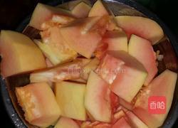 红木瓜排骨汤的做法图解1