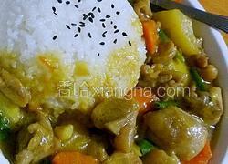 咖喱土豆鸡肉饭