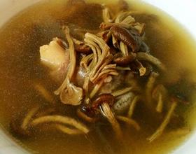 茶树菇筒骨汤[图]