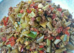 自制酸豆角炒肉末