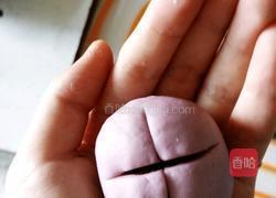 紫薯开口红枣包的做法图解8