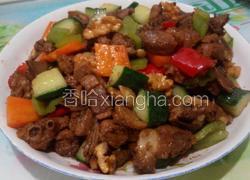 核桃干煸鸭丁