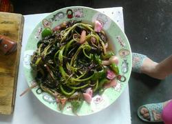 青椒炒米苋