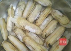 炒蛏子的做法图解1