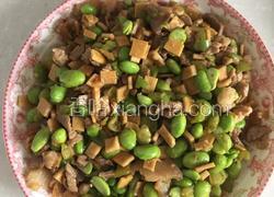 毛豆米炒肉丁