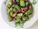 火腿榄菜炒丝瓜的做法[图]