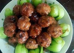 小油菜伴肉丸