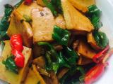 青椒千张豆腐