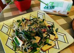 韭菜香干炒粉条