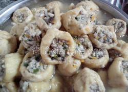 冬菇胡萝卜猪肉酿豆腐