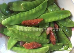 荷兰豆炒腊肠