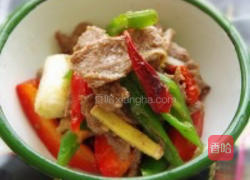 小炒牛肉的做法图解8