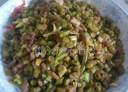 酸豆角炒肉沫