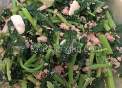 冬菜肉末炒苋菜
