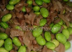 菜籽油炒萝卜干毛豆