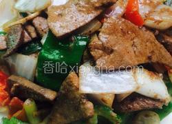洋葱炒猪肝