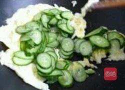 黄瓜炒鸡蛋的做法图解6