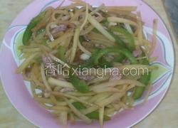 木瓜青椒肉丝配