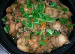 姜葱土豆焖鸡腿