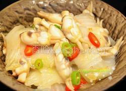 酸辣海蚬炒白菜