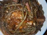 红烧肉炖干豆角