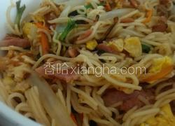 三丝蛋炒面