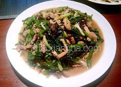 韭菜炒肉条