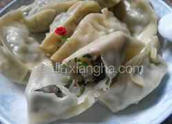 沙葛韭菜猪肉饺子
