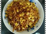 黄豆炒榨菜丝