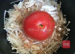 鸡肉金针菇番茄饭的做法图解3