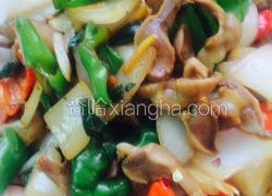 洋葱炒鸭胗