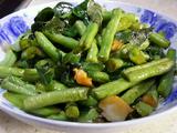 九层塔炒豆角