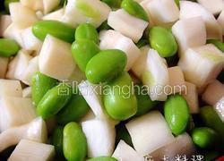 茭白毛豆