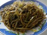 清炒扁豆角