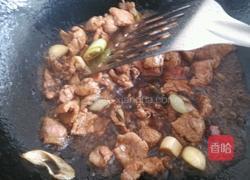 菜花炒肉的做法图解4
