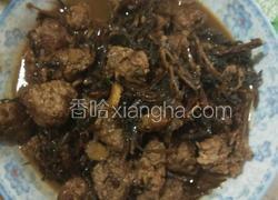 菜干炖肉圆