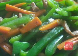 青椒炒肉丝的做法图解6