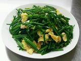韭菜梗炒鸡蛋的做法[图]