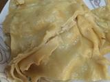 排骨炖豆角,烀饼。