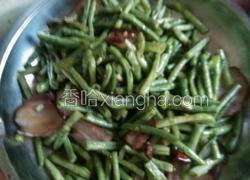 长豆角，炒腊肉