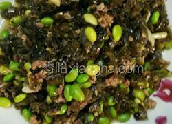 雪里蕻炒肉末毛豆