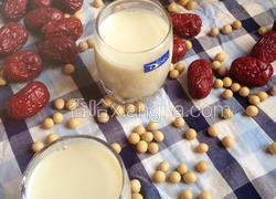 养颜红枣豆浆