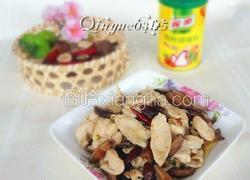鸡片炒香菇 