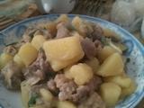 土豆炖排骨