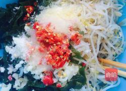 海带丝凉拌绿豆芽的做法图解4