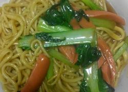 兰州青菜火腿炒面